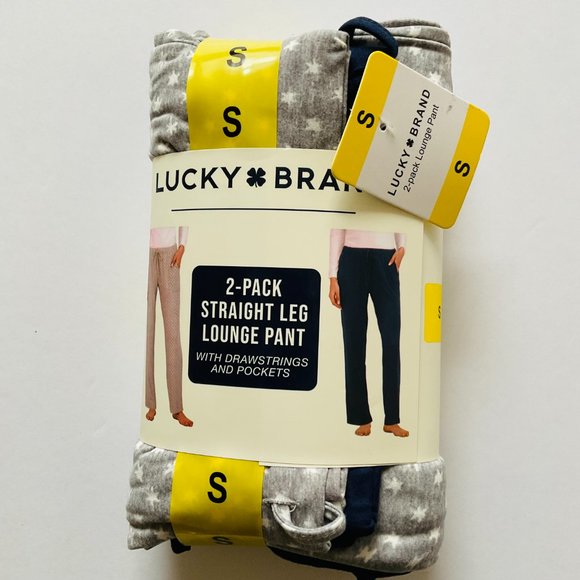 LUCKY BRAND Women's Lounge Pants 2 Pair NIP Size S 4-6 - Picture 3 of 9